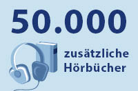 50.000 zusätzliche Hörbücher mit Unterstützung der dzb lesen