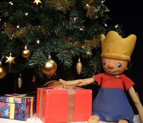 Kindertheater: Der kleine König feiert Weihnachten - Copyright marotte Figurentheater - https://www.marotte-theater.de/